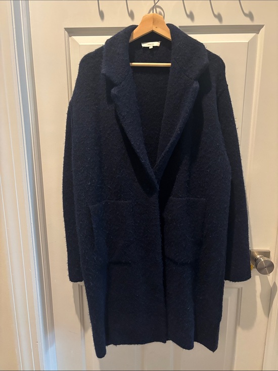 Vince Jackets & Blazers - Vince, Classic Navy Women's Sweater Coat